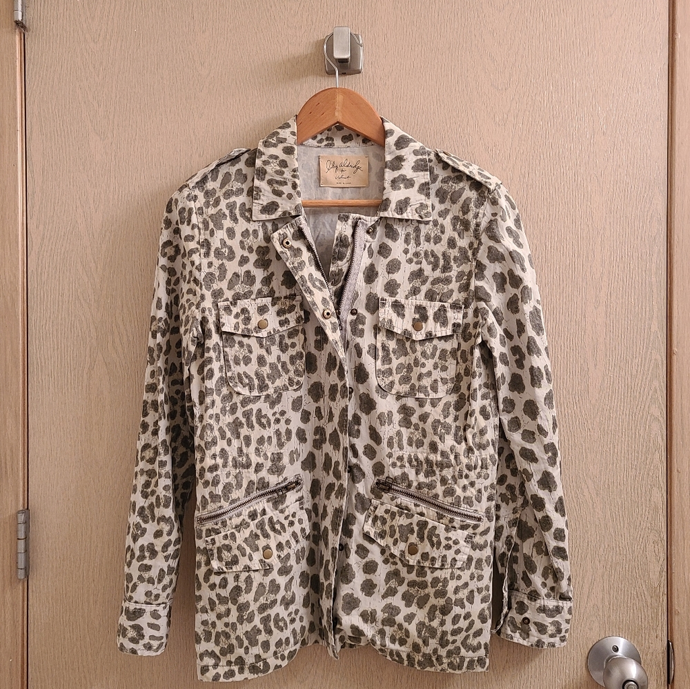 Velvet by Graham and Spencer Leopard Utility Jacket